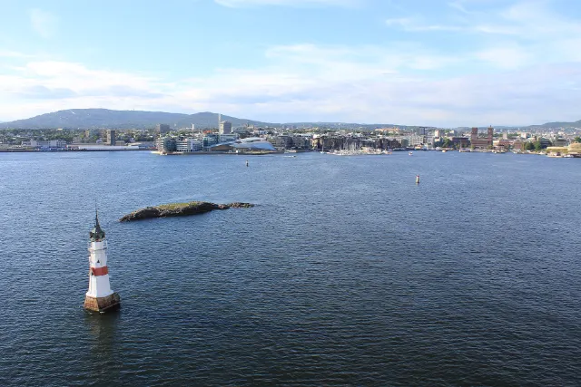 The Oslofjord from Aker Brygge